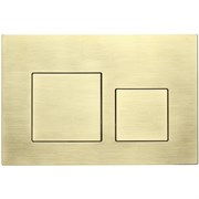 VECONI Кнопка смыва FLUSH V4, FLV4-G, 240х162х10, пластик, золото брашинг FLV4-G