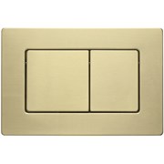 VECONI Кнопка смыва FLUSH V8, FLV8-G, 240х162х7, пластик, золото брашинг FLV8-G