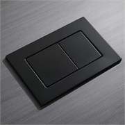 VECONI Кнопка смыва FLUSH V9, FLV9-B, 237х159х6, нержавеющая сталь, черный матовый FLV9-B
