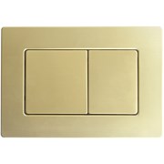 VECONI Кнопка смыва FLUSH V9, FLV9-G, 237х159х6, нержавеющая сталь, золото брашинг FLV9-G