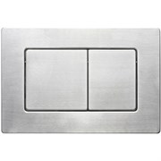 VECONI Кнопка смыва FLUSH V9, FLV9-S, 237х159х6, нержавеющая сталь, сталь брашинг FLV9-S