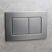 VECONI Кнопка смыва FLUSH V9, FLV9-GM, 237х159х6, нержавеющая сталь, оружейная сталь матовая FLV9-GM