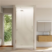 VECONI Душевая дверь распашная Vianno VN-73R/L, 900x1950, Хром, стекло дождь VN73R/L-90-06-C4