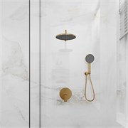 VECONI Встраиваемая душевая система LICATA, Золото брашинг LI-400-G-C4