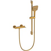 LEMARK Смеситель Valday LMF-8124B-BRG для душа, брашированное золото LMF-8124B-BRG