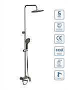 BELBAGNO Marino Душевая стойка со смесителем и изливом MARINO-VSCM-GM MARINO-VSCM-GM