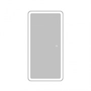 BELBAGNO Marino Зеркальный шкаф с одной распашной дверью, с двумя стеклянными полками, со встроенной подсветкой и сенсорным выключателем SPC-MAR-400/800-1A-LED-TCH, 12W, 220-240V, 400x800x150 SPC-MAR-400/800-1A-LED-TCH