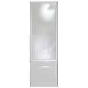 1MARKA Боковая шторка на прямоугольную ванну, профиль-белый/хром, 75x140