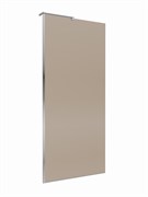 BELBAGNO Uno Душевая перегородка ширина 90 см, профиль - хром / стекло - Бронза UNO-L-1-TB-90-BR-Cr