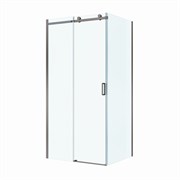 BELBAGNO Soft Close-2 Душевой уголок прямоугольный размер 110x90 см профиль - оружейная сталь / стекло - прозрачное, двери раздвижные SOFT_CLOSE-2-AH-1-110/90-C-GM