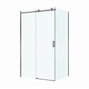 BELBAGNO Soft Close-2 Душевой уголок прямоугольный размер 130x90 см профиль - оружейная сталь / стекло - прозрачное, двери раздвижные SOFT_CLOSE-2-AH-1-130/90-C-GM