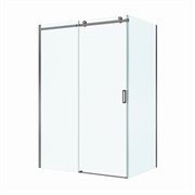 BELBAGNO Soft Close-2 Душевой уголок прямоугольный размер 140x80 см профиль - оружейная сталь / стекло - прозрачное, двери раздвижные SOFT_CLOSE-2-AH-1-140/80-C-GM