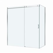 BELBAGNO Soft Close-2 Душевой уголок прямоугольный размер 180x100 см профиль - хром / стекло - прозрачное, двери раздвижные SOFT_CLOSE-2-AH-1-180/100-C-Cr