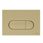 VITRA Кнопка смыва для инсталляции Root Round 740-2225 брашированное золото двойный смыв 740-2225