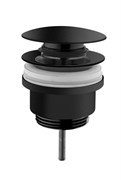 VITRA Донный клапан A4514936WTC нажимной для раковины с переливом матовый черный A4514936WTC