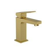 VITRA Смеситель для раковины Minimax Square A4372025EXP однорычажный брашированное золото латунь A4372025EXP