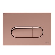 VITRA Кнопка смыва для инсталляции Root Round 740-2240 мягкая медь глянец двойный смыв 740-2240