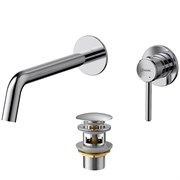 LEMARK Смеситель Beluga LMF-8033B-С для раковины, встраиваемый LMF-8033B-C