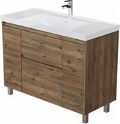 AQUANET Тумба с раковиной Nova lite 2.0 110 дуб рустикальный AQUANET-377648