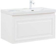 AQUANET Тумба с раковиной Агата 90 L 1 ящ. цв. белый сатин AQUANET-365938