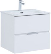 AQUANET Тумба с раковиной Алвита new 120 4 ящ. цв.белый матовый AQUANET-306294