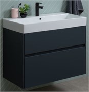 AQUANET Тумба с раковиной Бруклин 85 цв. антрацит матовый AQUANET-312889