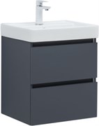 AQUANET Тумба с раковиной Вега 2.0 50 маренго AQUANET-367325