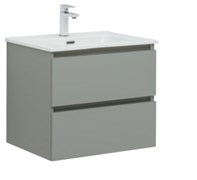 AQUANET Тумба с раковиной Вега 2.0 60 мисти грин AQUANET-367332