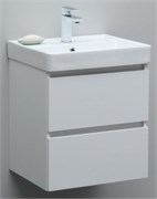 AQUANET Тумба с раковиной Вега 50 белый глянец AQUANET-367322