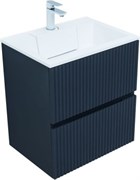 AQUANET Тумба с раковиной Джейн 60 цв.маренго (раковина Фортуна) AQUANET-332526