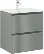 AQUANET Тумба с раковиной Джейн 60 цв.мисти грин (раковина Flat) AQUANET-332536