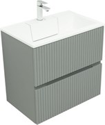 AQUANET Тумба с раковиной Джейн 70 цв.мисти грин (раковина Фортуна) AQUANET-332520