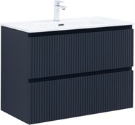 AQUANET Тумба с раковиной Джейн 90 цв.маренго (раковина Flat) AQUANET-332538