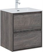 AQUANET Тумба с раковиной Милан (Flash) 60 цв. дуб рошелье AQUANET-340323