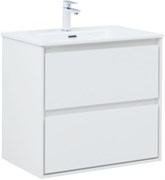 AQUANET Тумба с раковиной Милан (Flash) 70 цв. белый глянец AQUANET-340319