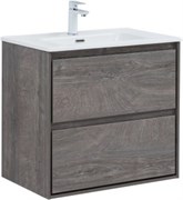 AQUANET Тумба с раковиной Милан 70 цв. дуб рошелье AQUANET-340158