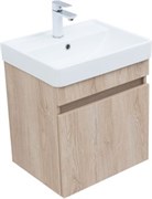 AQUANET Тумба с раковиной Оптима 50 цв. дуб светлый AQUANET-345349