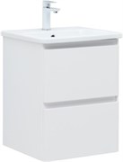 AQUANET Тумба с раковиной Эмбер 50 2 ящ. цв.белый матовый (раковина Urban) AQUANET-332505