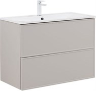 AQUANET Тумба под раковину Арт 90 бежевый AQUANET-343968