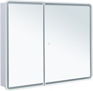 AQUANET Зеркальный шкаф Оптима 100 с LED подсветкой AQUANET-341427