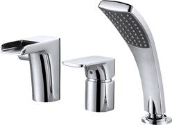 DK Каскадный смеситель врезной на борт ванны Berlin.Freie DA1434201 DA1434201