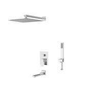 DK Душевая система для ванны и душа Bayern.Liszt DA1515601A04 встраиваемый с изливом хром DA1515601A04