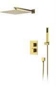 DK Душевая система для душа Bayern.Liszt DA2515707A04 встраиваемый термостатический матовое золото DA2515707A04