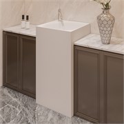 ABBER Раковина отдельностоящая Stein AS2555 белая матовая AS2555