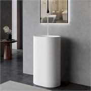 ABBER Раковина отдельностоящая Stein AS2557 белая матовая AS2557