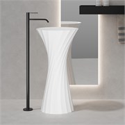 ABBER Раковина отдельностоящая Stein AS2554 белая матовая AS2554