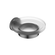 ABBER Мыльница с держателем Pol 316 AA1958BGG брашированная оружейная сталь AA1958BGG