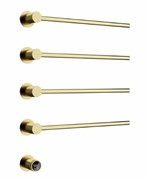 SANCOS Полотенцесушитель электрический встраиваемый Linea брашированное золото SC14001BG SC14001BG