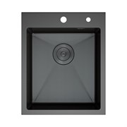 DK Кухонная мойка нержавеющая сталь графит (S415006) DKS415006