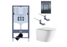 AQUATEK SET ЛИБЕРТИ-PNN04 4в1 (рама INSP-0000002 +крепёж KKI-0000002+клавиша PNN-0000004 +унитаз ЛИБЕРТИ AQ1999T-00 с тонким сиденьем sc) SET AQUATEK ЛИБЕРТИ-PNN04 4в1
